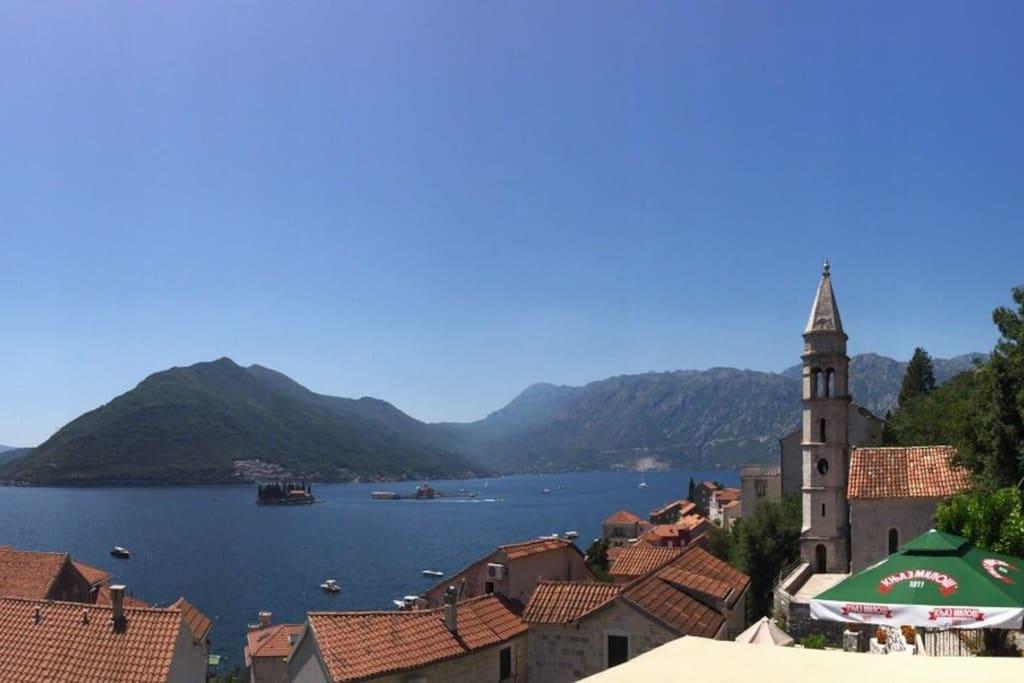 Bella Vista Zmukic Lägenhet Perast Exteriör bild